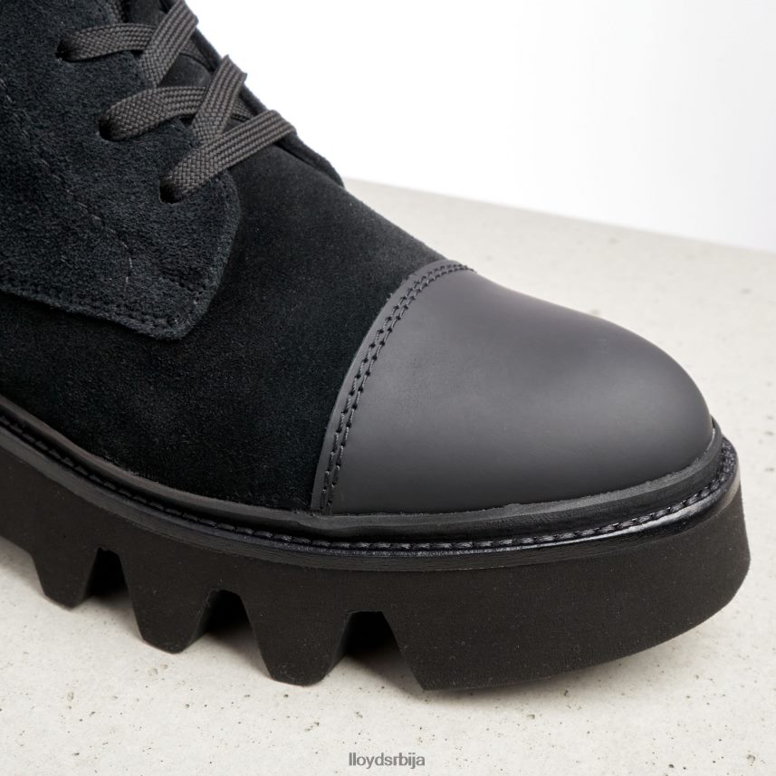 кожне глежњаче са светлим ђоном Жене D0806T947 ципеле црн LLOYD
