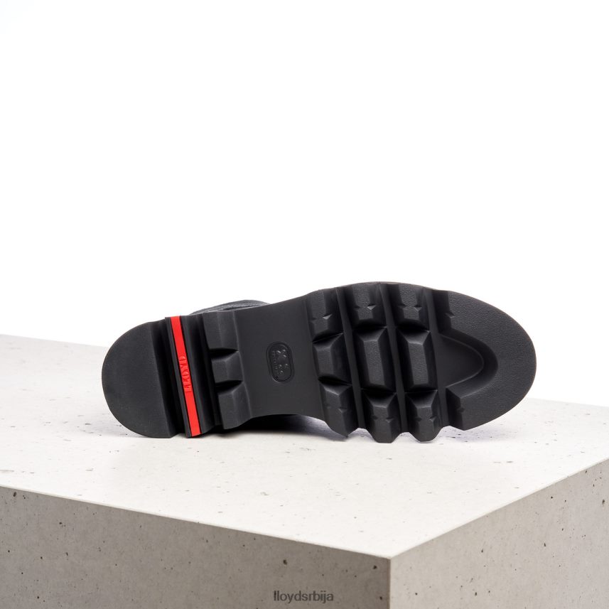 кожне глежњаче са светлим ђоном Жене D0806T947 ципеле црн LLOYD