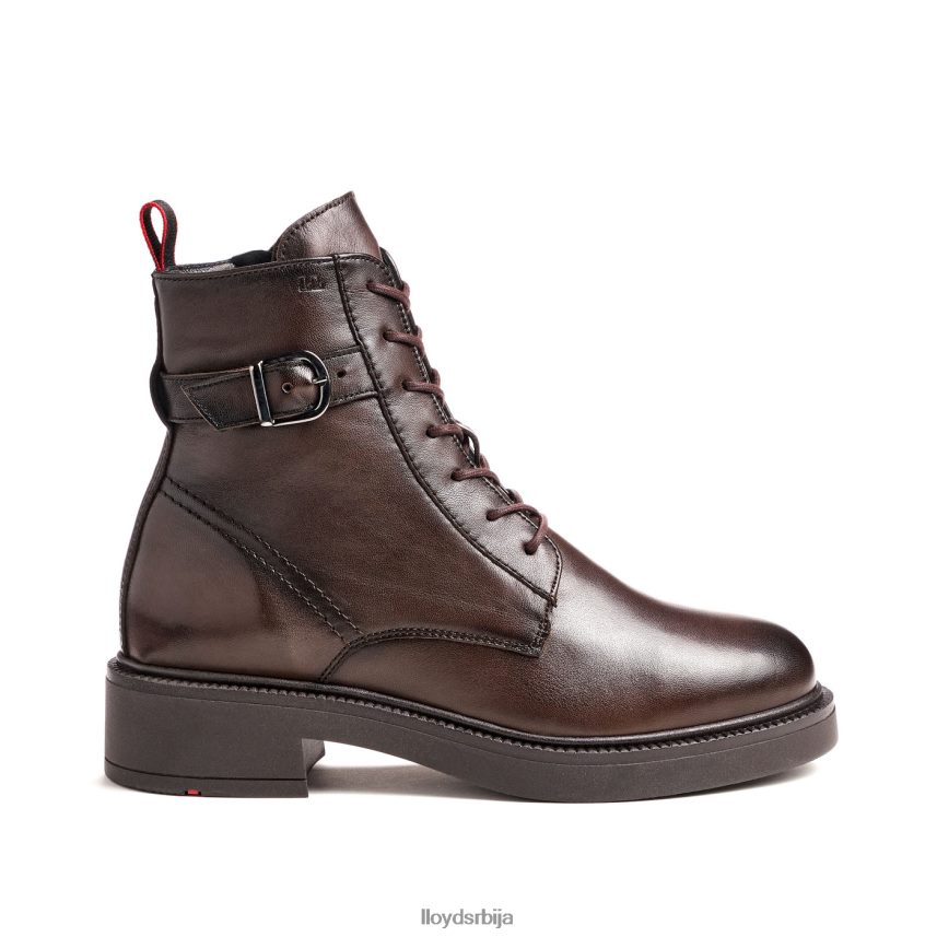 спортске глежњаче од глатке коже Жене D0806T951 ципеле браон LLOYD