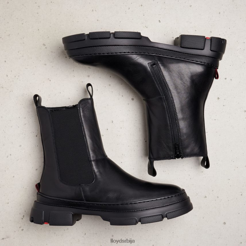 глежњаче од глатке коже Жене D0806T954 ципеле црн LLOYD