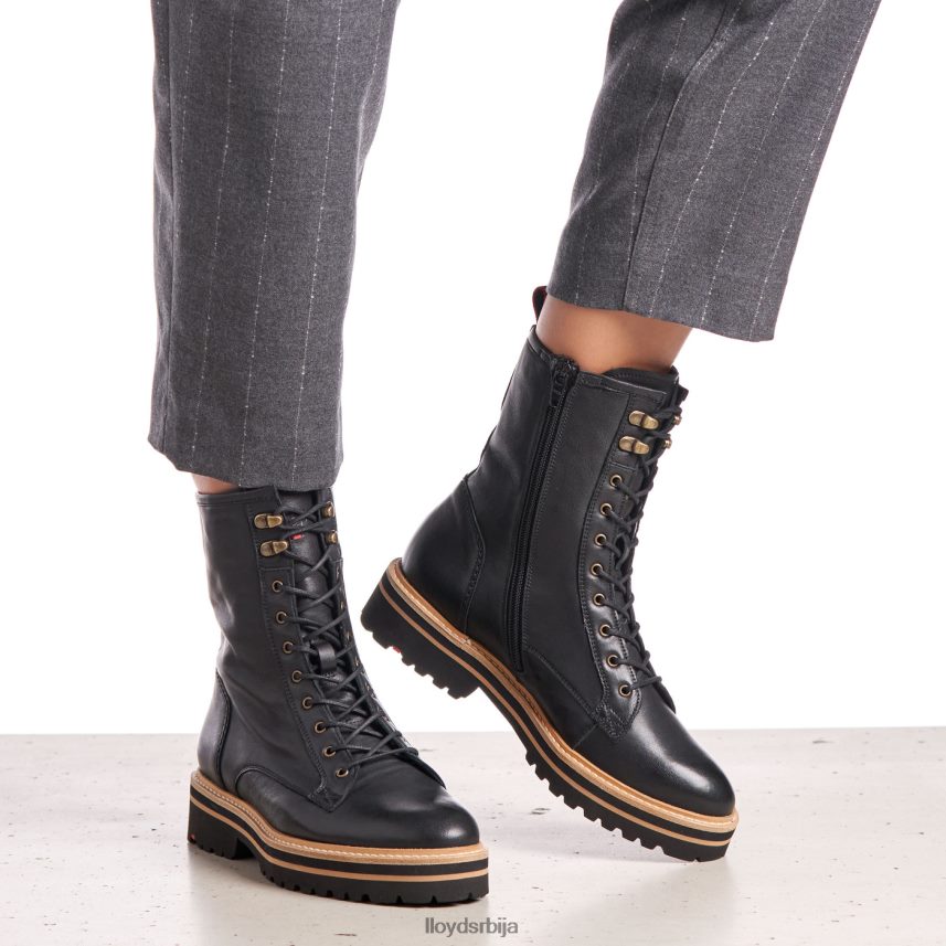 глежњаче са екстра лаганим ђоном Жене D0806T957 ципеле црн LLOYD