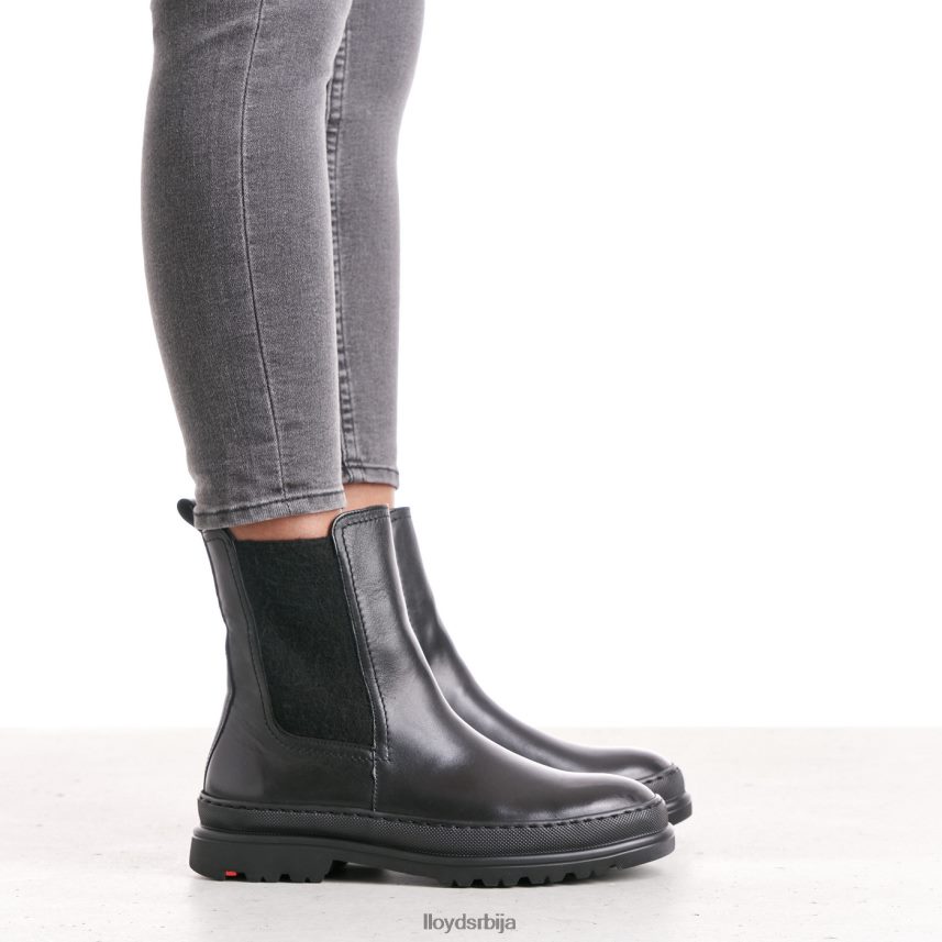 глежњаче од глатке коже Жене D0806T958 ципеле црн LLOYD