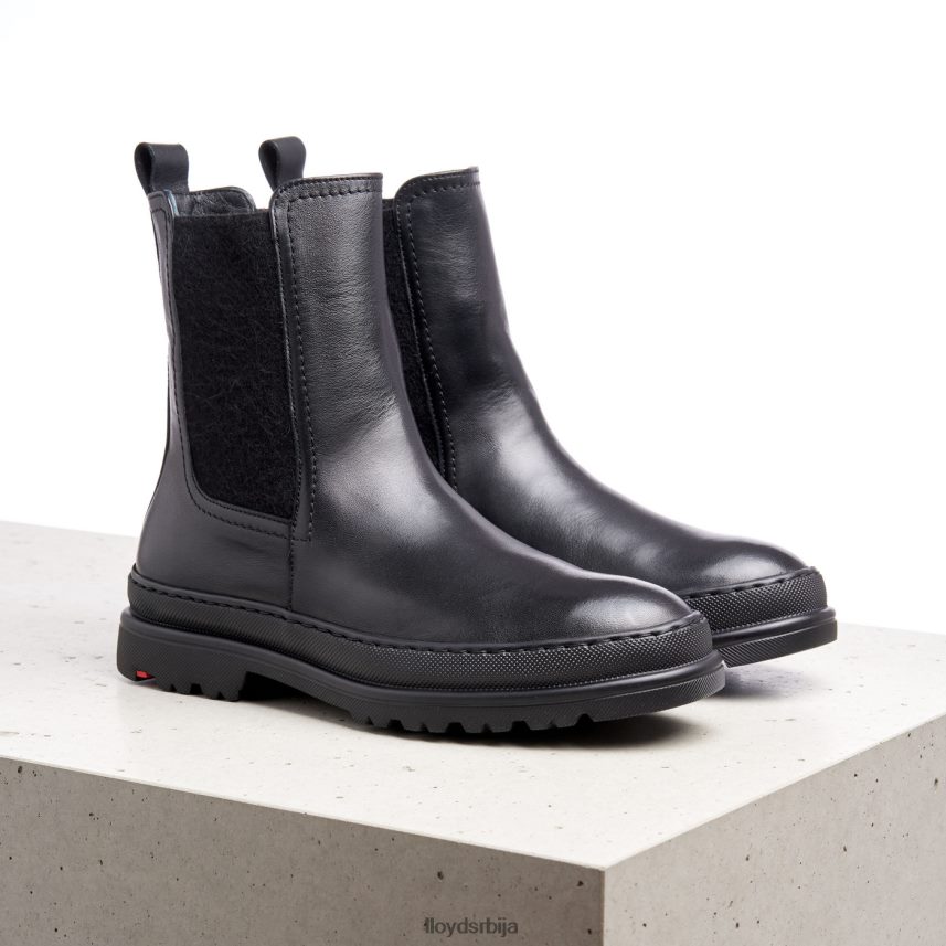 глежњаче од глатке коже Жене D0806T958 ципеле црн LLOYD
