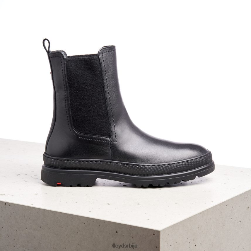 глежњаче од глатке коже Жене D0806T958 ципеле црн LLOYD