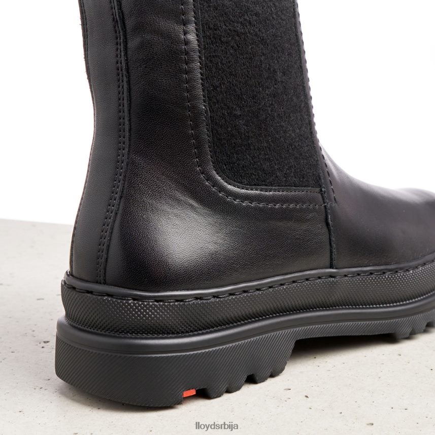 глежњаче од глатке коже Жене D0806T958 ципеле црн LLOYD