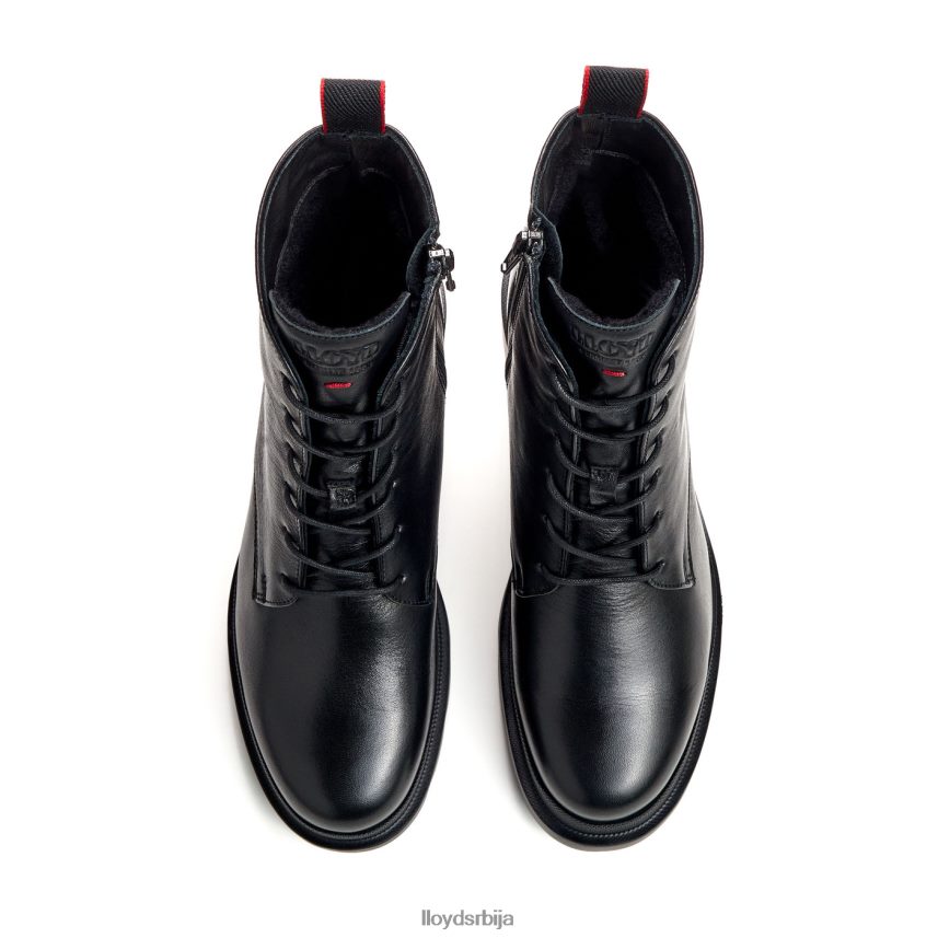 глежњача од глатке коже са светлим ђоном Жене D0806T966 ципеле црн LLOYD