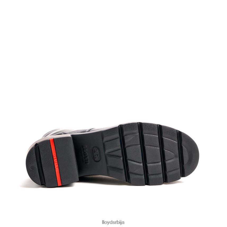 глежњача од глатке коже са светлим ђоном Жене D0806T966 ципеле црн LLOYD