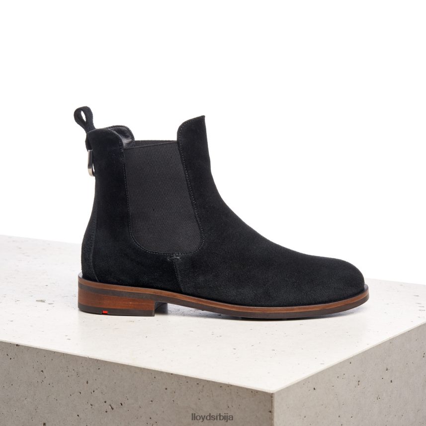 глежњаче од грубе коже Жене D0806T975 ципеле црн LLOYD