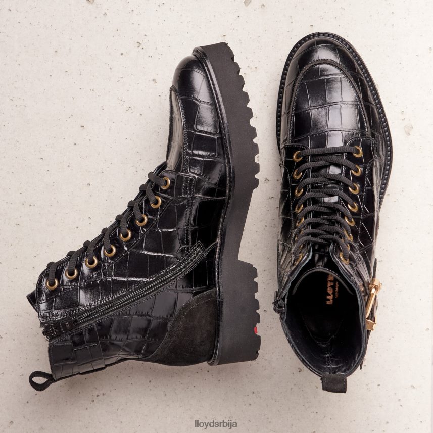 глежњаче са лаганим ђоном Жене D0806T976 ципеле црн LLOYD