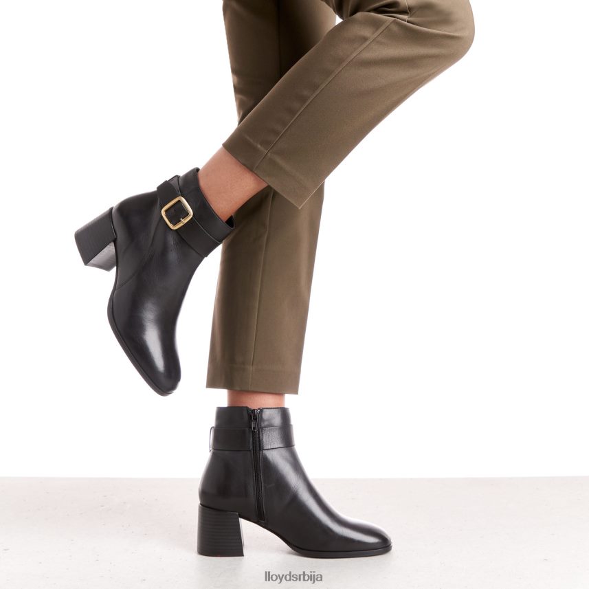 глежњаче од глатке коже Жене D0806T978 ципеле црн LLOYD