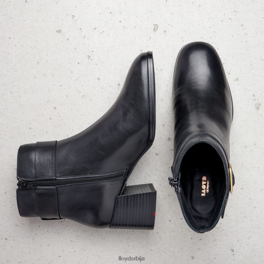 глежњаче од глатке коже Жене D0806T978 ципеле црн LLOYD