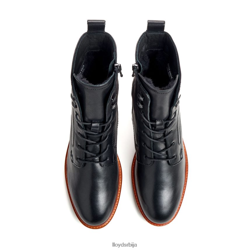 глежњаче од глатке коже Жене D0806T979 ципеле црн LLOYD