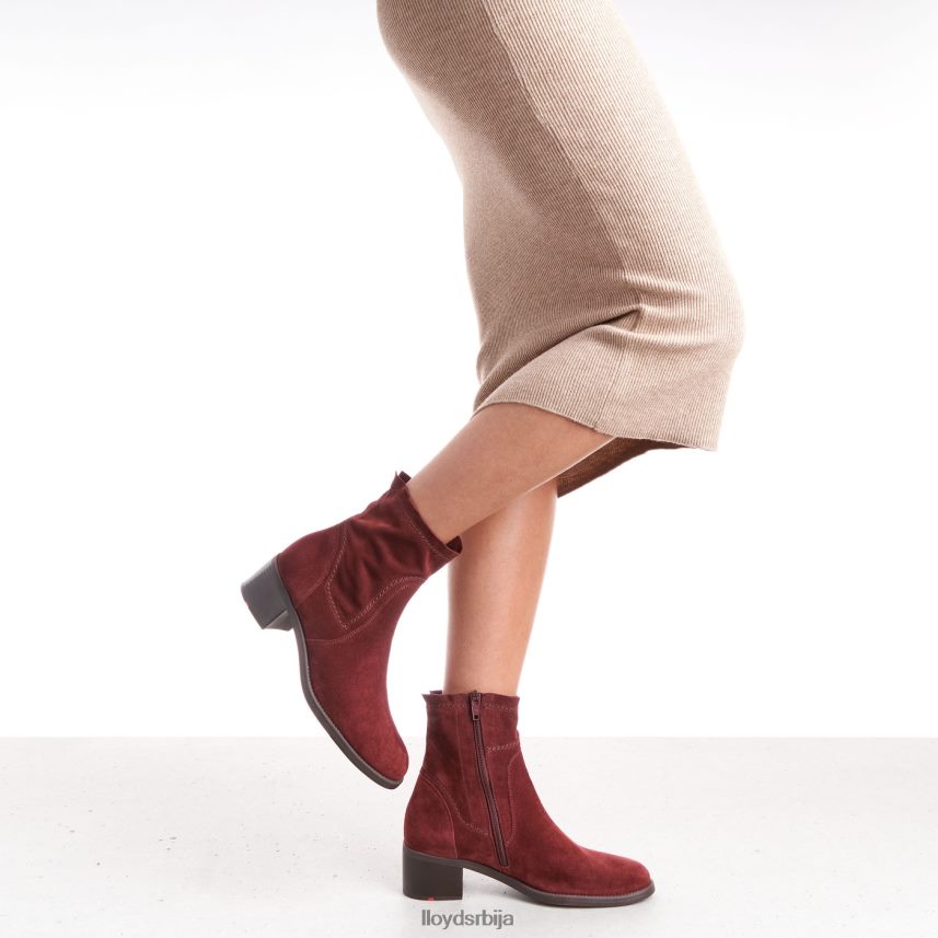 прозрачне глежњаче Жене D0806T983 ципеле црвена LLOYD