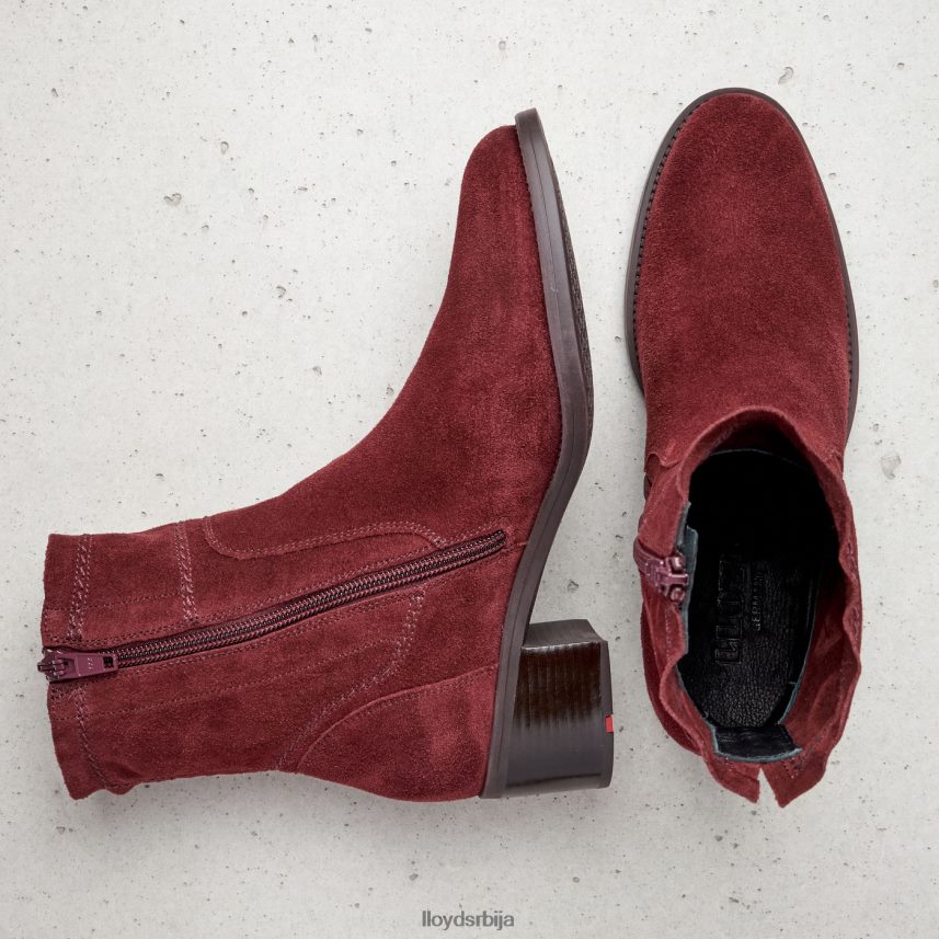 прозрачне глежњаче Жене D0806T983 ципеле црвена LLOYD