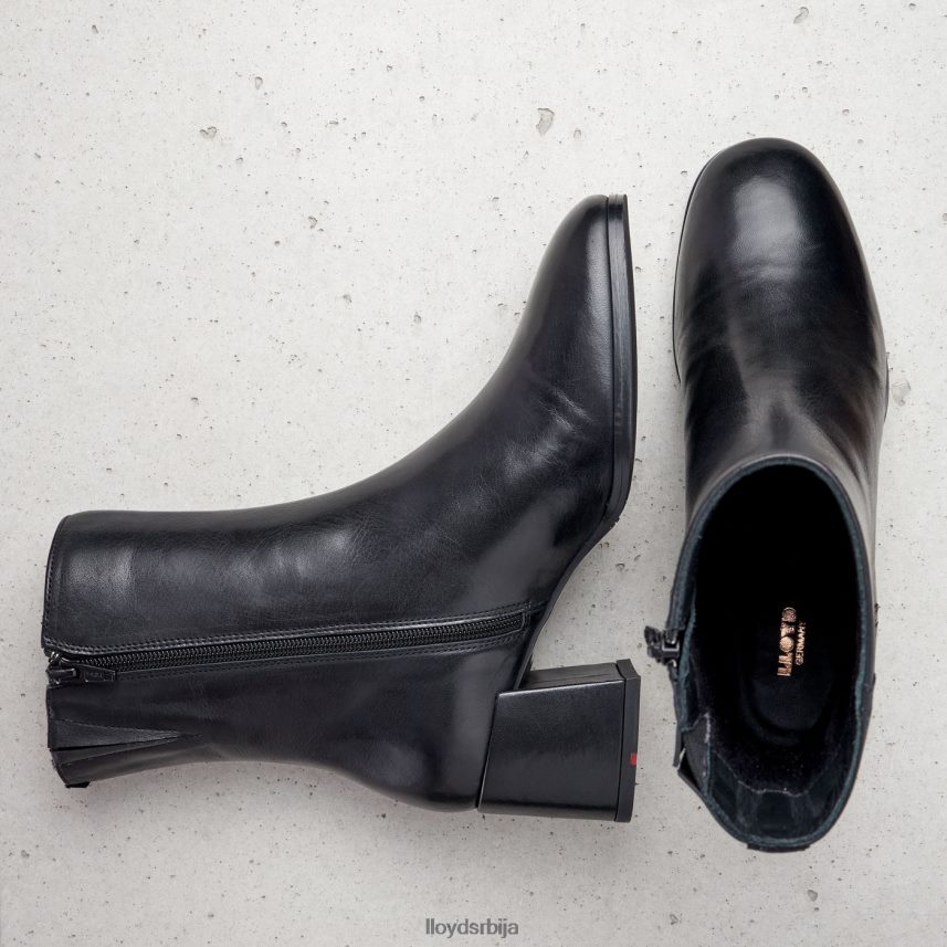 глежњаче од глатке коже Жене D0806T984 ципеле црн LLOYD