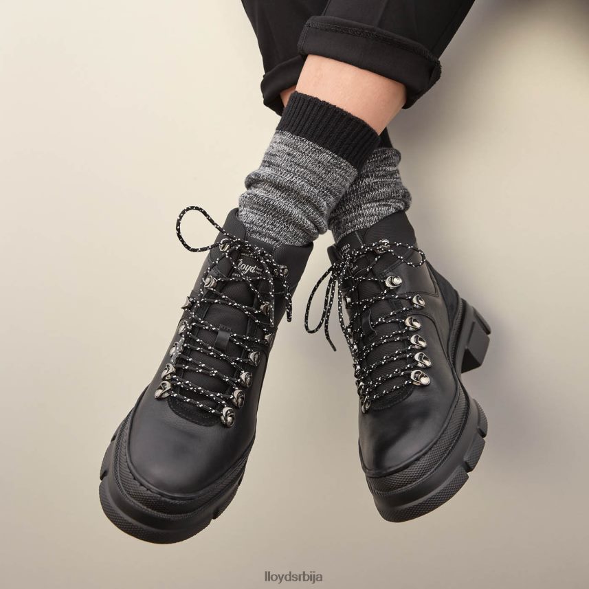 глежњаче са екстра лаганим ђоном Жене D0806T988 ципеле црн LLOYD