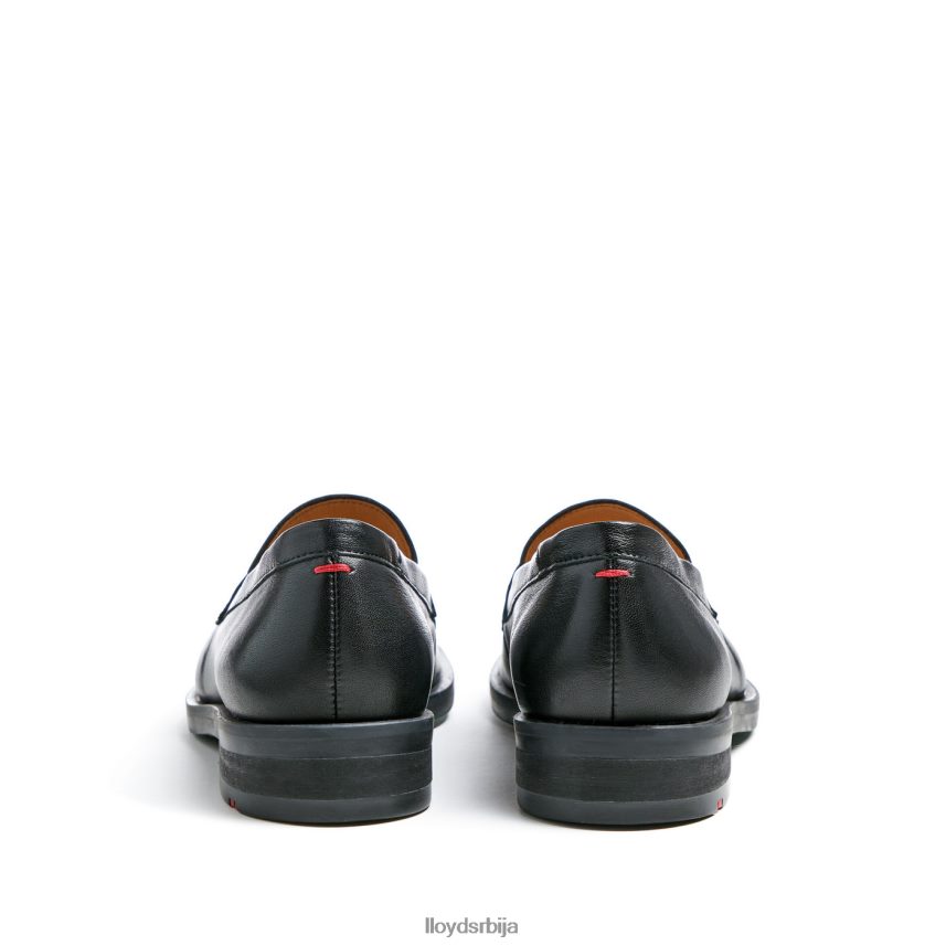 папуче од глатке коже Жене D0806T1025 ципеле црн LLOYD