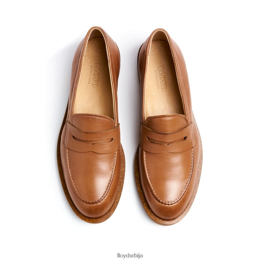 папуче од грубе коже Жене D0806T1026 ципеле браон LLOYD