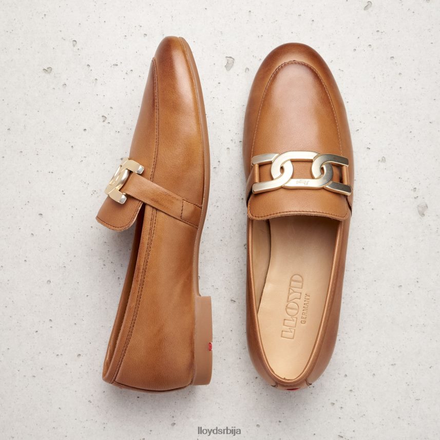 глатка кожна папуча Жене D0806T1040 ципеле браон LLOYD