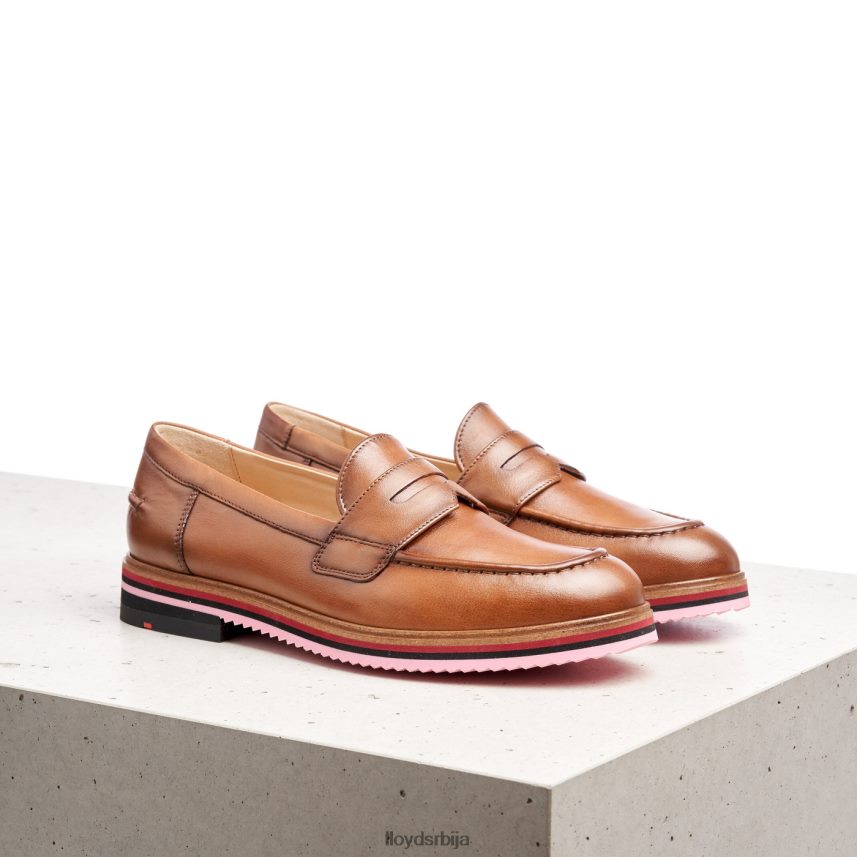 глатка кожна папуча Жене D0806T1045 ципеле браон LLOYD