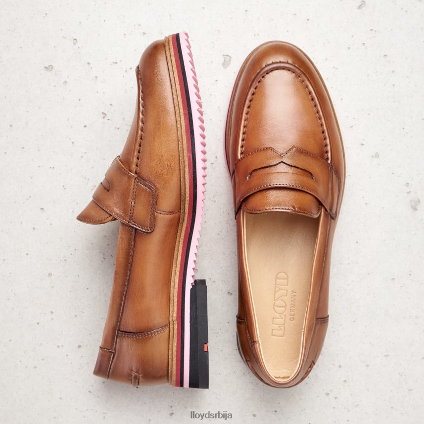 глатка кожна папуча Жене D0806T1045 ципеле браон LLOYD