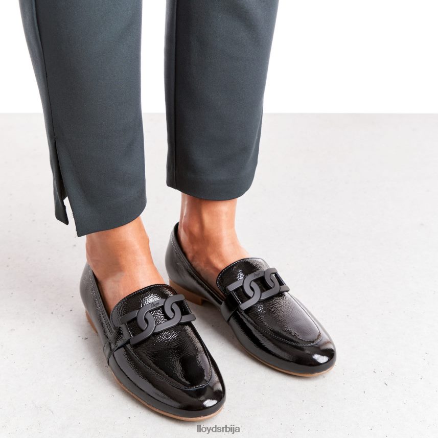 слип-он папуча Жене D0806T1072 ципеле црн LLOYD