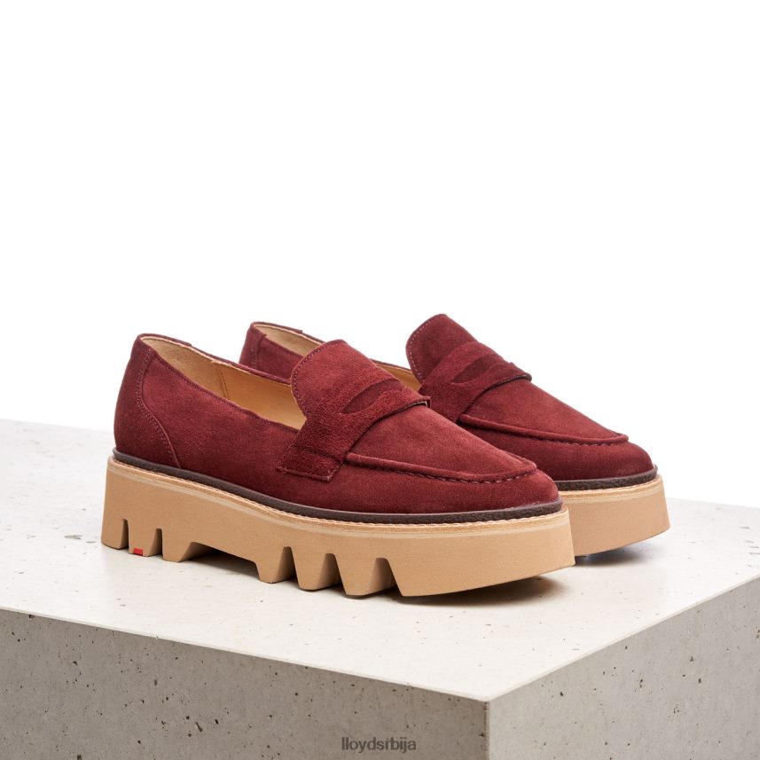 кожне папуче Жене D0806T1073 ципеле црвена LLOYD