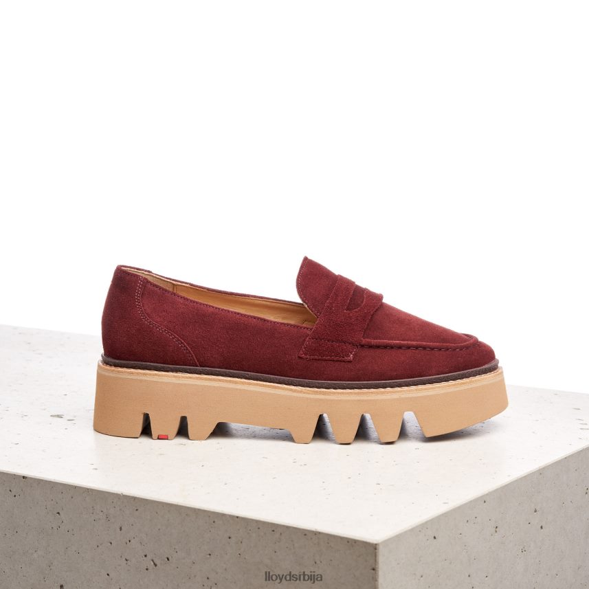 кожне папуче Жене D0806T1073 ципеле црвена LLOYD