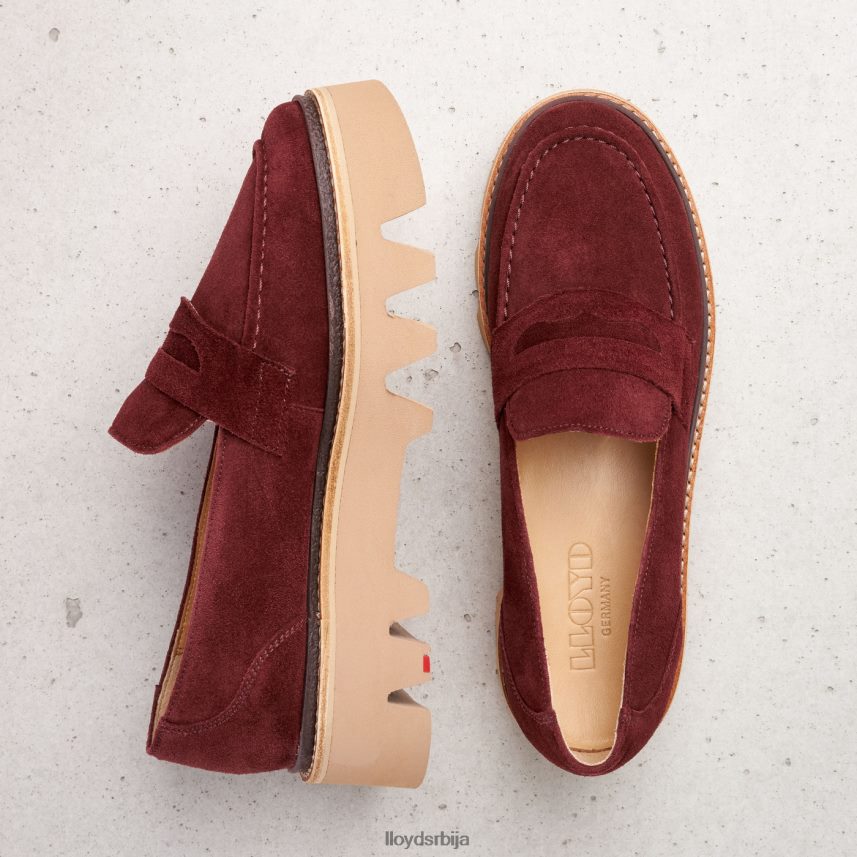 кожне папуче Жене D0806T1073 ципеле црвена LLOYD