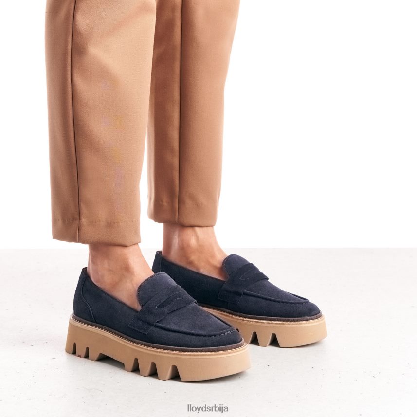 кожне папуче Жене D0806T1074 ципеле Плави LLOYD