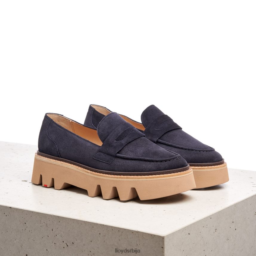 кожне папуче Жене D0806T1074 ципеле Плави LLOYD