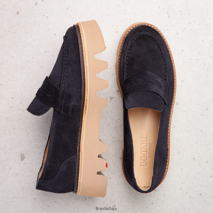 кожне папуче Жене D0806T1074 ципеле Плави LLOYD