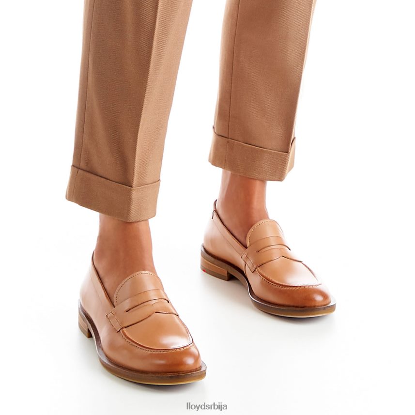 кожна папуча Жене D0806T1077 ципеле браон LLOYD