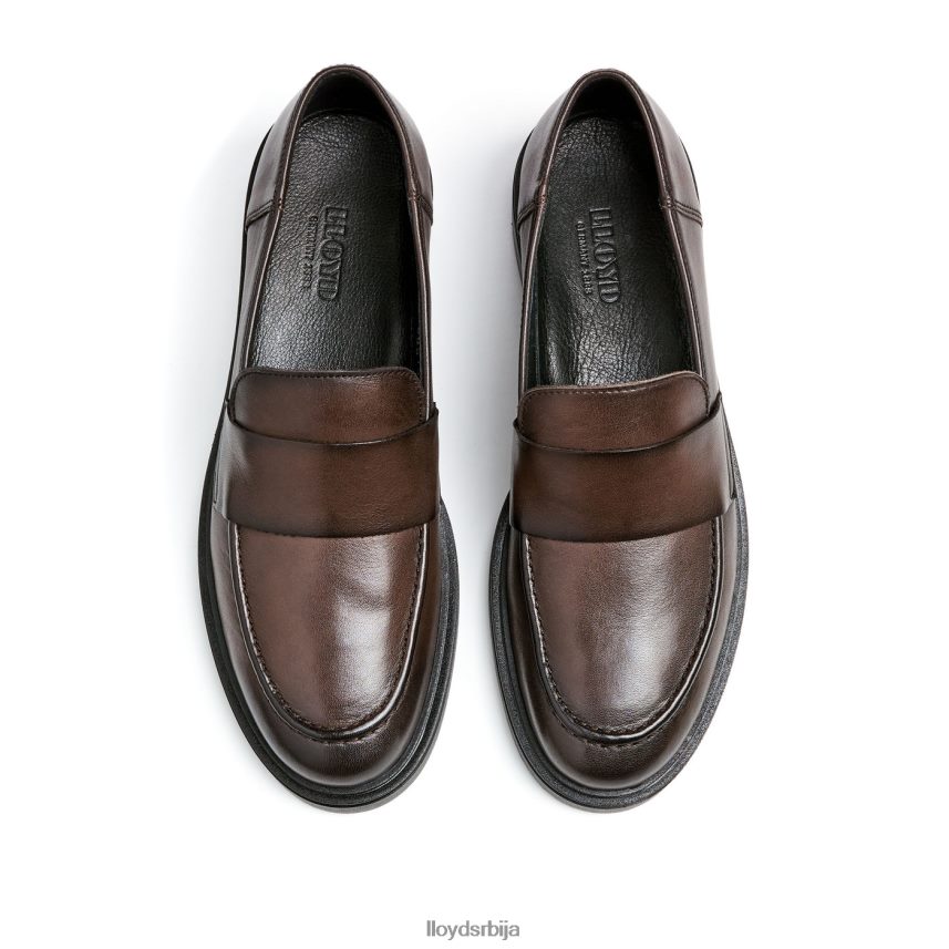 оклизнути папучу Жене D0806T1107 ципеле браон LLOYD