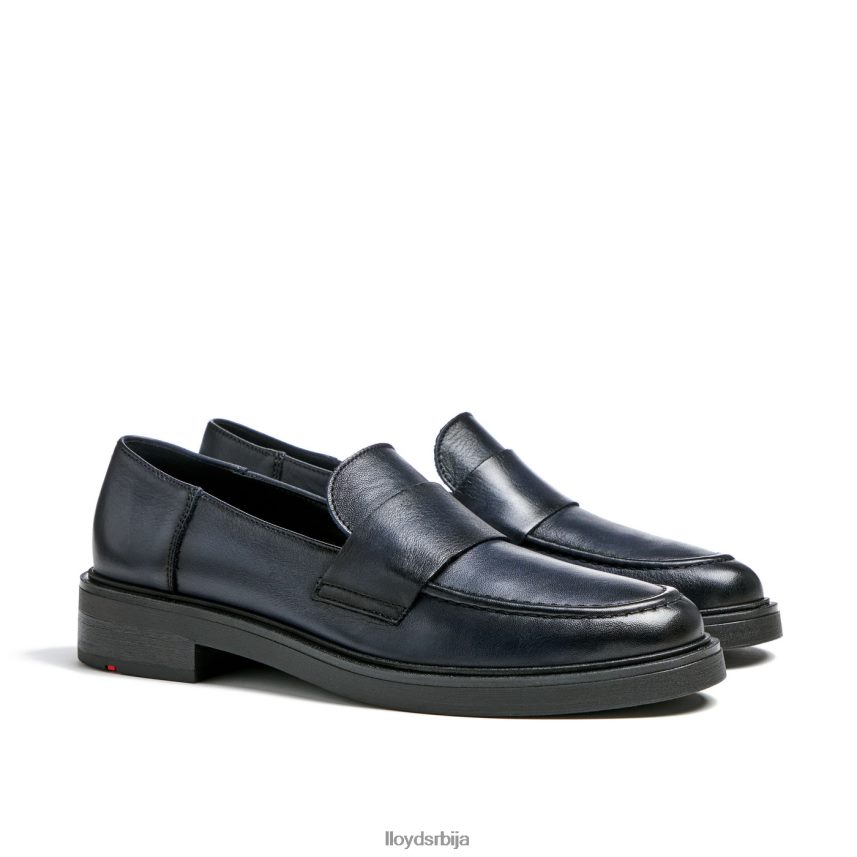 слип на кожној папучи Жене D0806T1108 ципеле Плави LLOYD