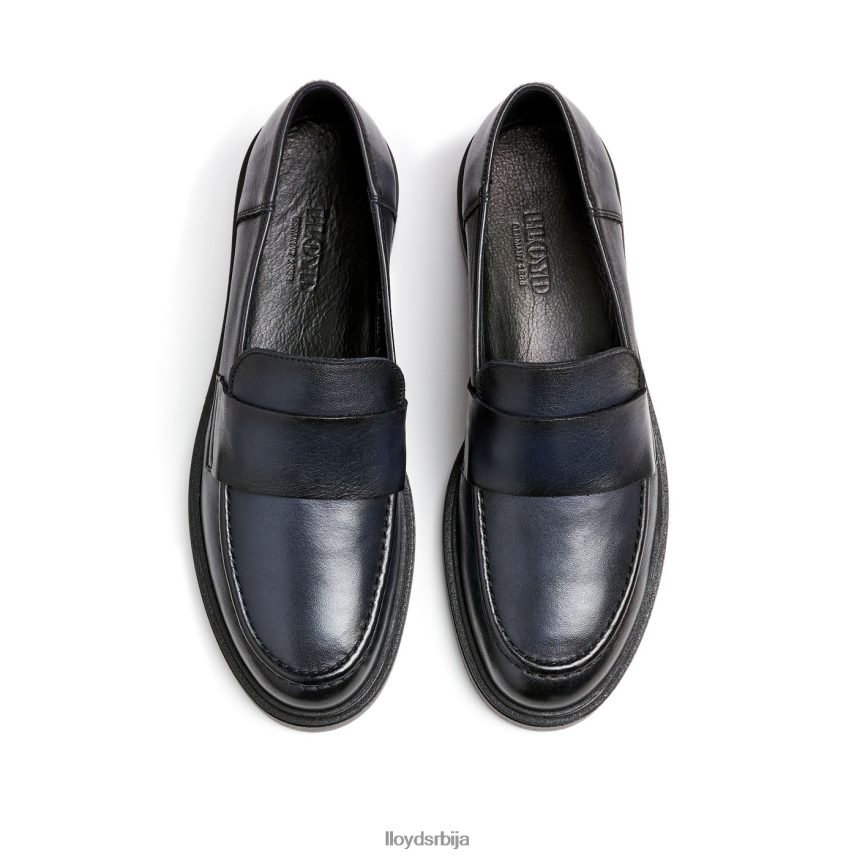 слип на кожној папучи Жене D0806T1108 ципеле Плави LLOYD