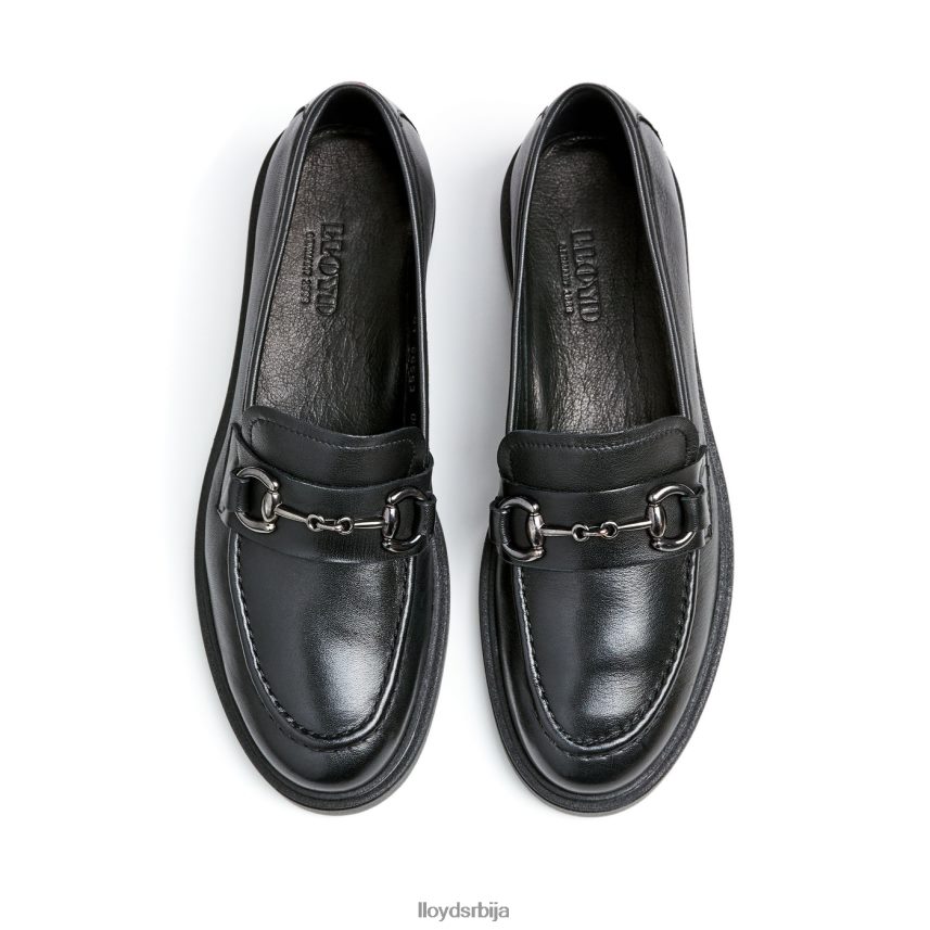 оклизнути папучу Жене D0806T1109 ципеле црн LLOYD