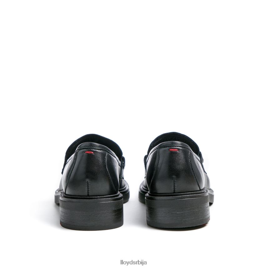 оклизнути папучу Жене D0806T1109 ципеле црн LLOYD