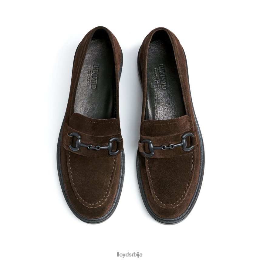 кожни слип на папучи Жене D0806T1110 ципеле браон LLOYD