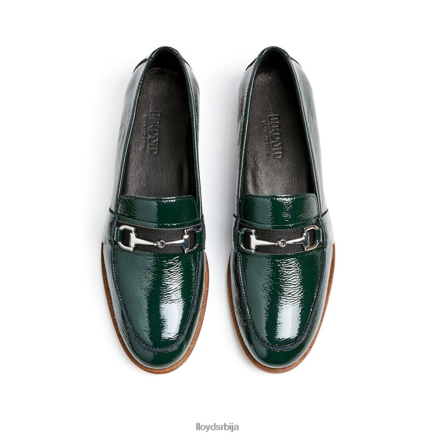 кожни слип на папучи Жене D0806T1112 ципеле зелен LLOYD