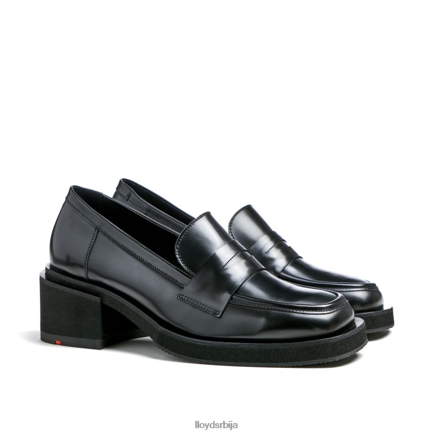 кожни слип на папучи Жене D0806T1113 ципеле црн LLOYD