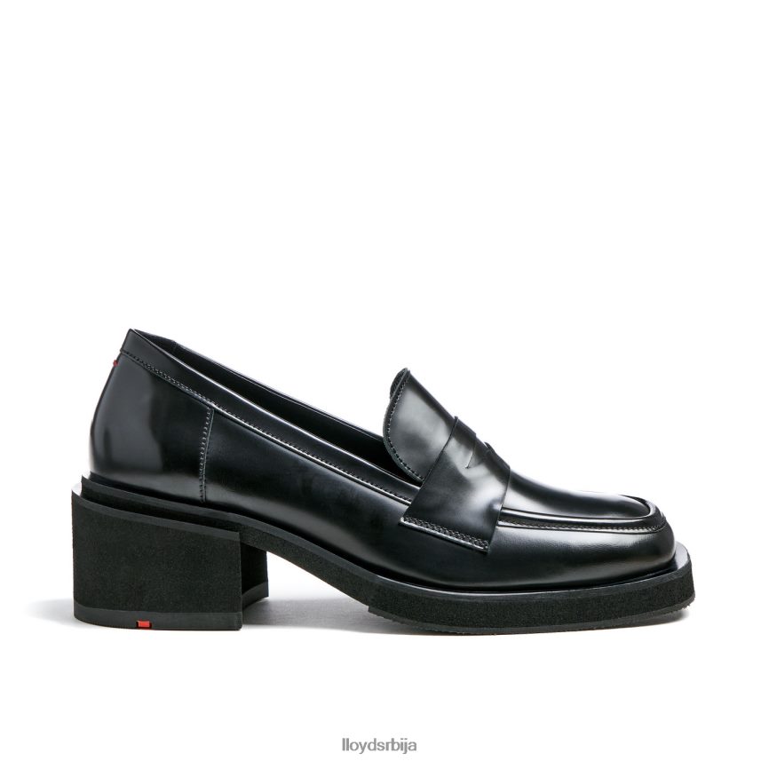 кожни слип на папучи Жене D0806T1113 ципеле црн LLOYD