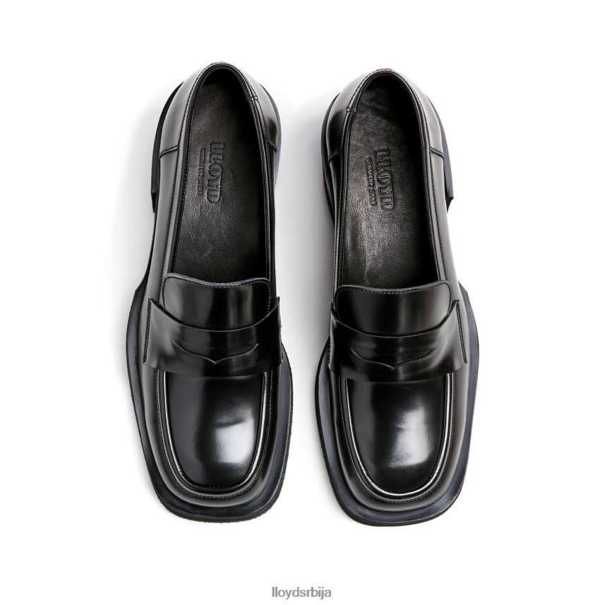 кожни слип на папучи Жене D0806T1113 ципеле црн LLOYD