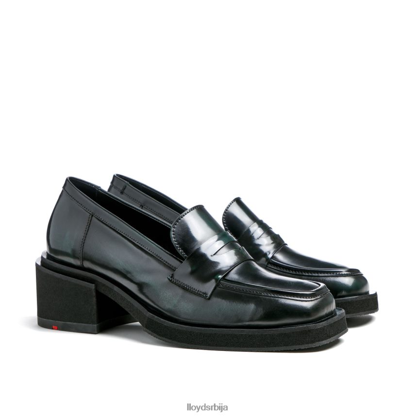 слип на кожној папучи Жене D0806T1114 ципеле зелен LLOYD