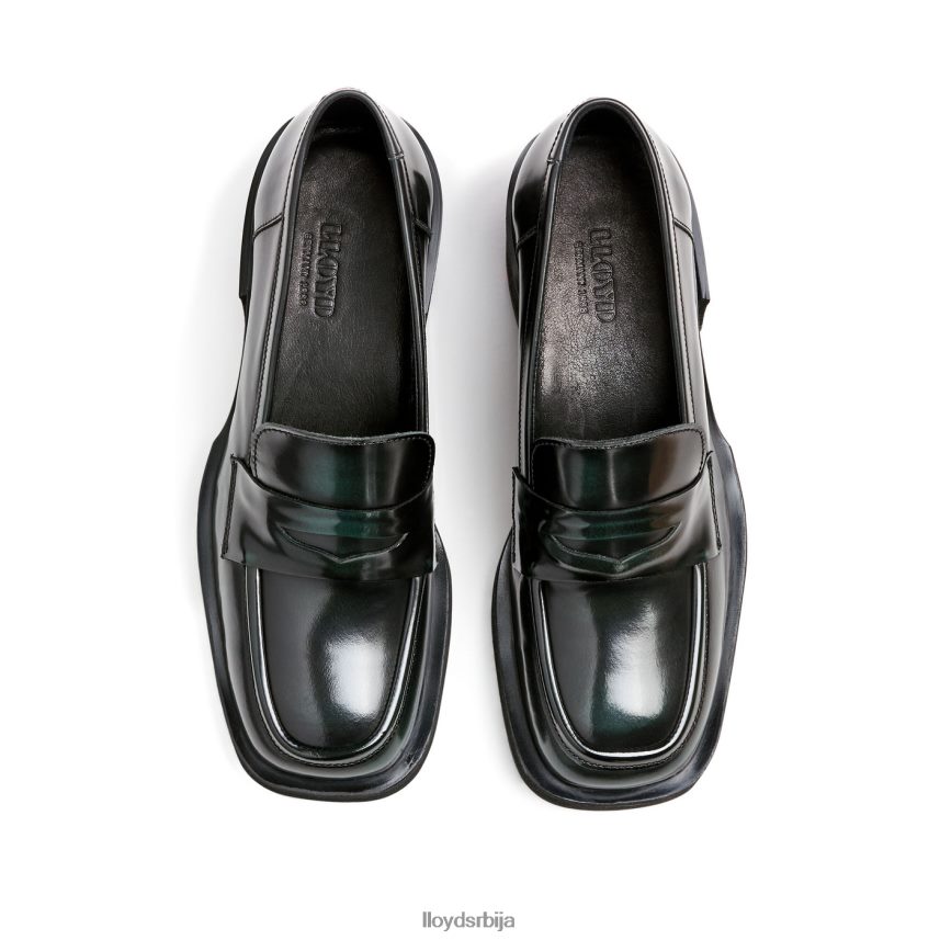 слип на кожној папучи Жене D0806T1114 ципеле зелен LLOYD