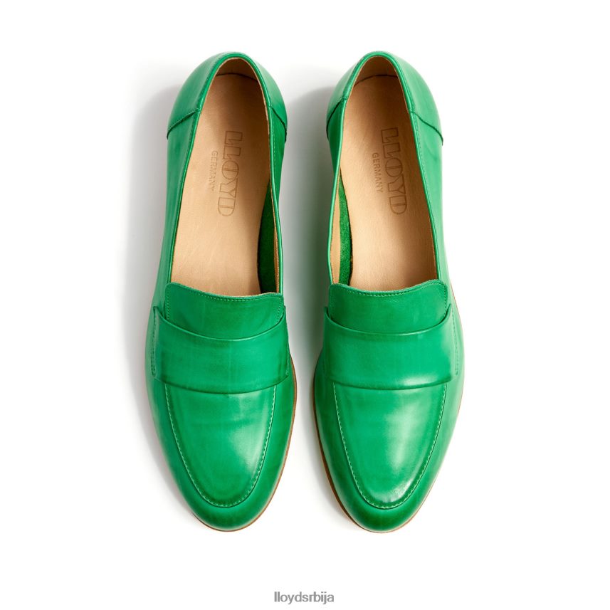 кожна папуча Жене D0806T1120 ципеле зелен LLOYD