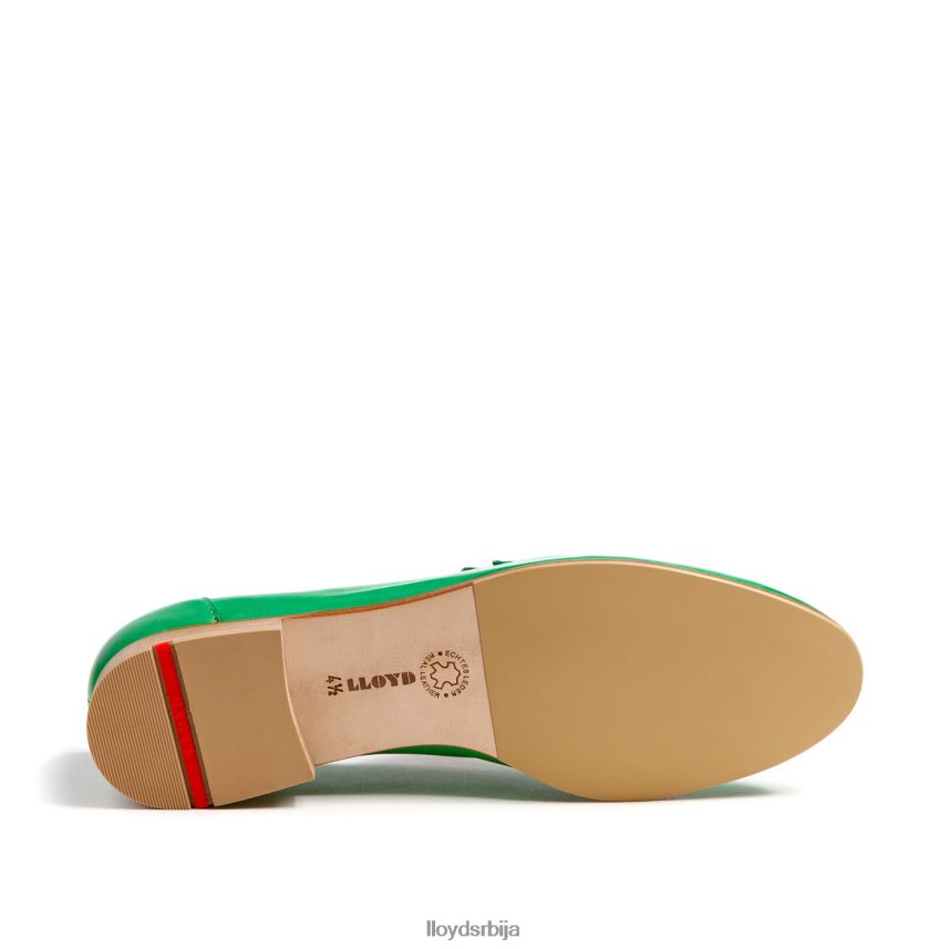 кожна папуча Жене D0806T1120 ципеле зелен LLOYD