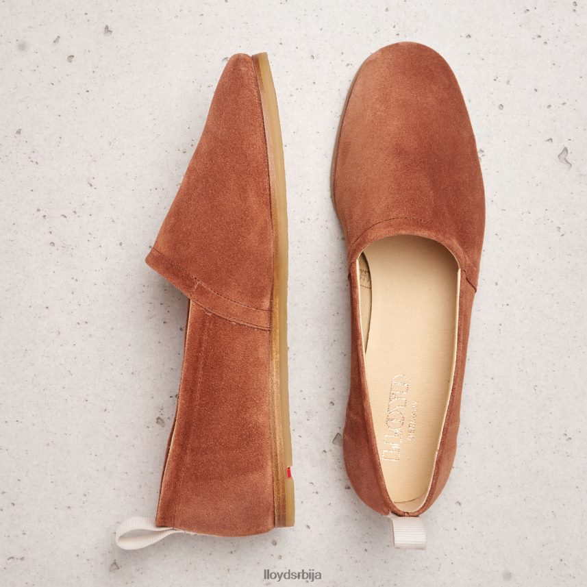 кожни слип на папучи Жене D0806T1123 ципеле браон LLOYD