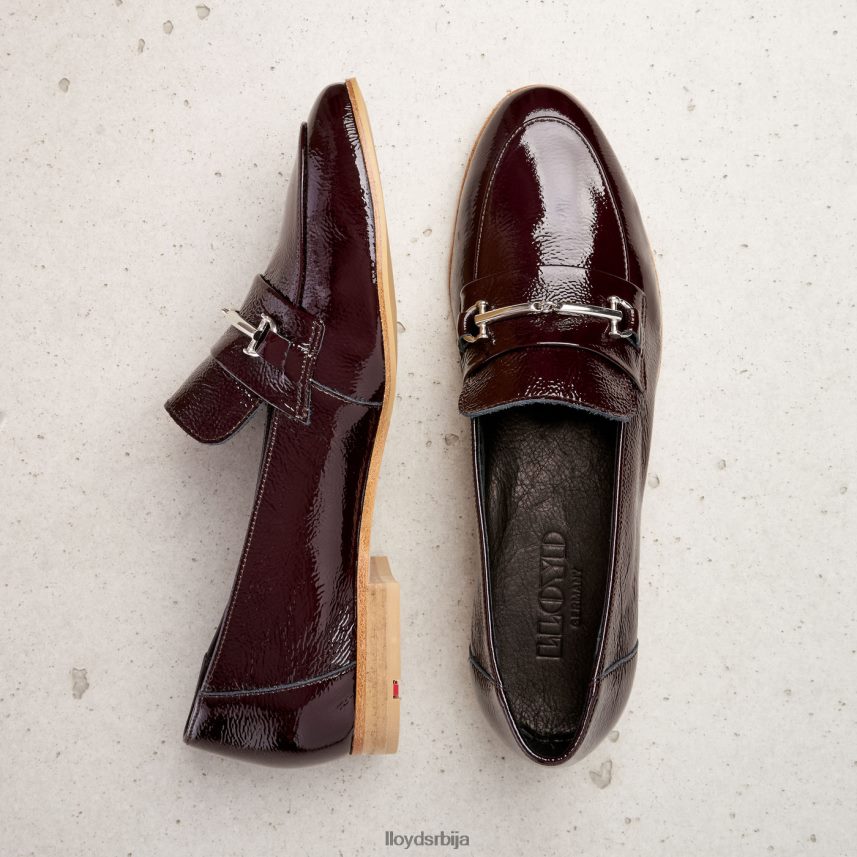 слип на кожној папучи Жене D0806T1130 ципеле браон LLOYD