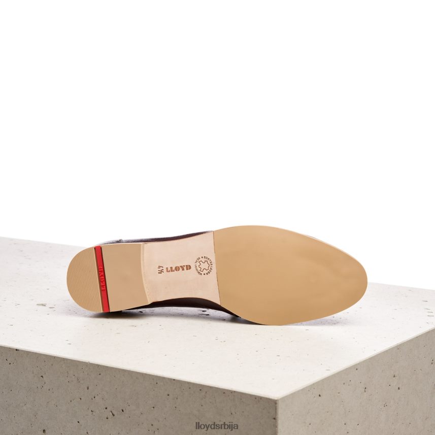 слип на кожној папучи Жене D0806T1130 ципеле браон LLOYD